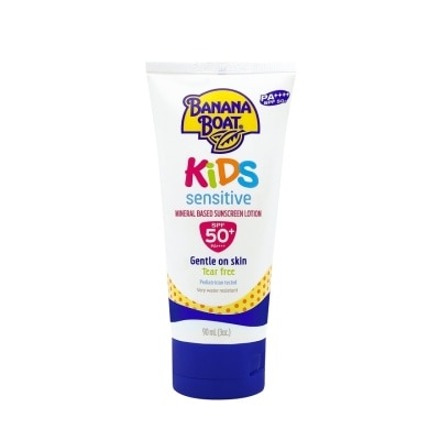 Banana Boat Banana Boat Kids Sensitive Mineral Based Sunscreen Lotion SPF50+ PA++++ 90 Ml.โลชั่นก