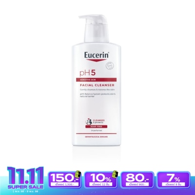 Eucerin ยูเซอริน พีเอช5 เซนซิทีฟ สกิน เฟเชี่ยล คลีนเซอร์  400มล