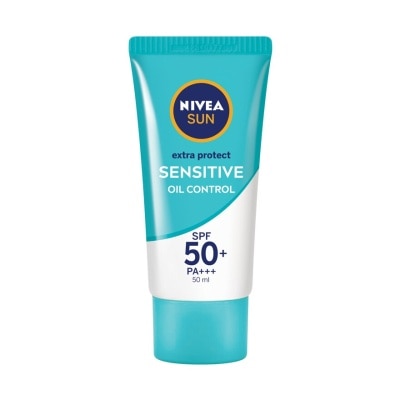 Nivea นีเวีย ซัน เซนส์ซิทีฟ ออยล์ คอนโทรล เซรั่ม เอสพีเอฟ 50+ พีเอ+++ 50 มล.