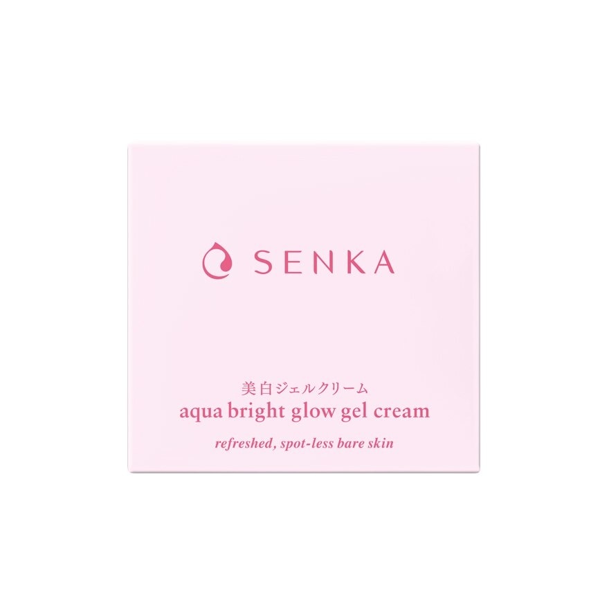 Senka Aqua Bright Glow Gel Cream 50 G. ครีมบำรุงผิวหน้า ชุ่มชื่น ผิวกระจ่างใส