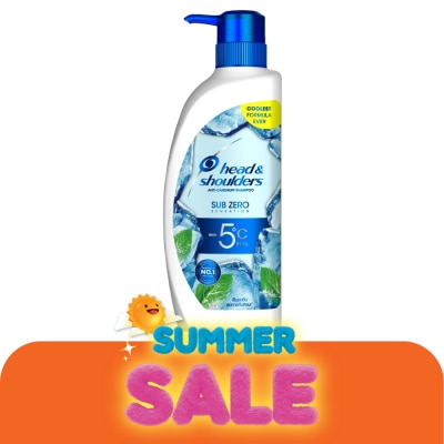 Head&Shoulder - เฮด แอนด์ โชว์เดอร์ แชมพู แอนตี้ แดนดรัฟ ซับ ซีโร เซนเซชัน 370 มล. แชมพูขจัดรังแค