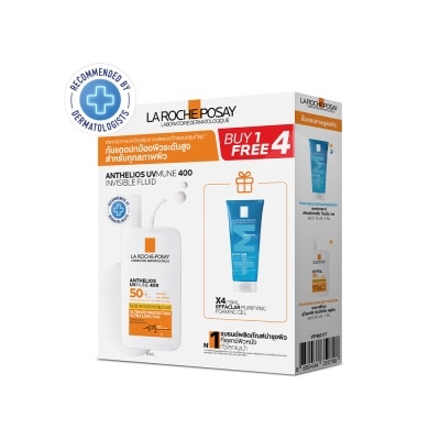 Laroche-Posay เซ็ท ลาโรชโพเซย์ กันแดด 50 มล. + เอฟฟาคลาร์เจล 15มล.X4