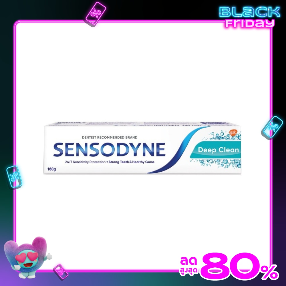 Sensodyne เซ็นโซดายน์ ยาสีฟัน ดีพ คลีน 160 กรัม