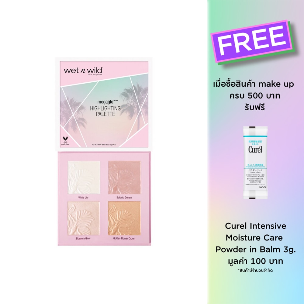 Wet n Wild เว็ท เอ็น ไวลด์ อลิเดย์ เมกะโกล ไฮไลท์ติ้ง พาเลท 16 กรัม อี36352