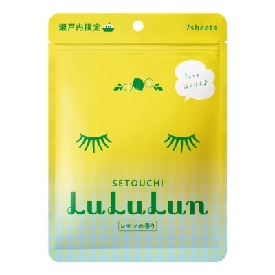 Lululun Lululun Face Mask Lemon 7 Day 7'S แผ่นมาสก์หน้า ลดเลือนจุดด่างดำ