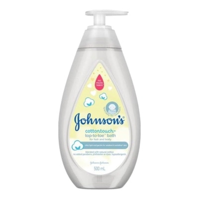 Johnson จอห์นสันเบบี้อาบน้ำคอตตอนทัช500มล.