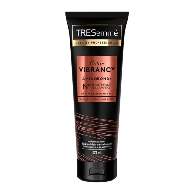 Tresemme เทรซาเม่ แชมพู คัลเลอร์ ไวแบรนซี อะมิโนบอนด์ พลัส เบอร์ 1 แอนตี้เฟด 220 มล.