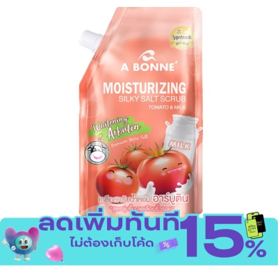A Bonne เอ บอนเน่ มอยเจอร์ไรซิ่ง ซิลค์กี้ ซอลท์ สครับ โทเมโท่ แอนด์ มิลค์ 350 กรัม image