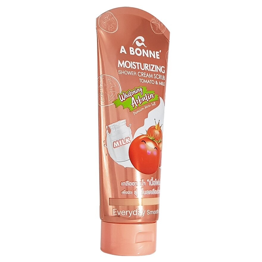 A BONNE Moisturizing Shower Cream Scrub Tomato and Milk 350 G.