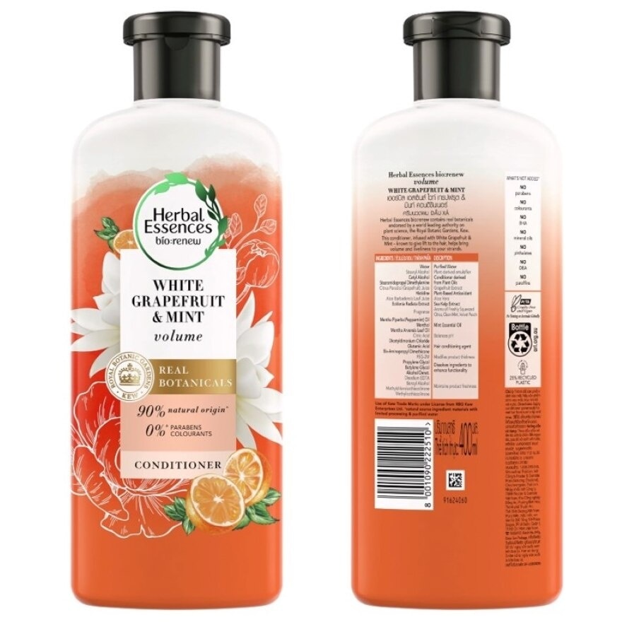 Herbal Essences Conditioner White Grapefruit  Mint 400 Ml.