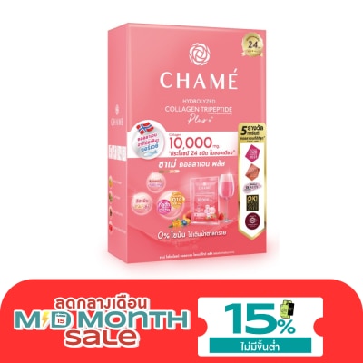 Chame Chame Hydrolyzed Collagen Tripeptide Plus 10000mg 15gx10 Sachet image
