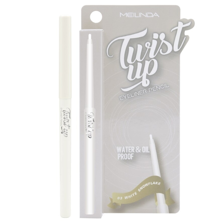 Meilinda Meilinda Twist up Eyeliner 0.35g. 03 White Snowflake