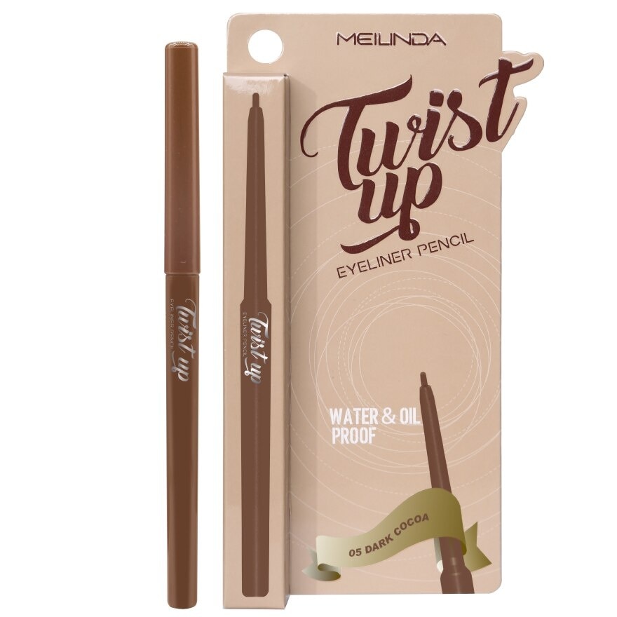 Meilinda Twist up Eyeliner 0.35g. 05 Dark Cocoa