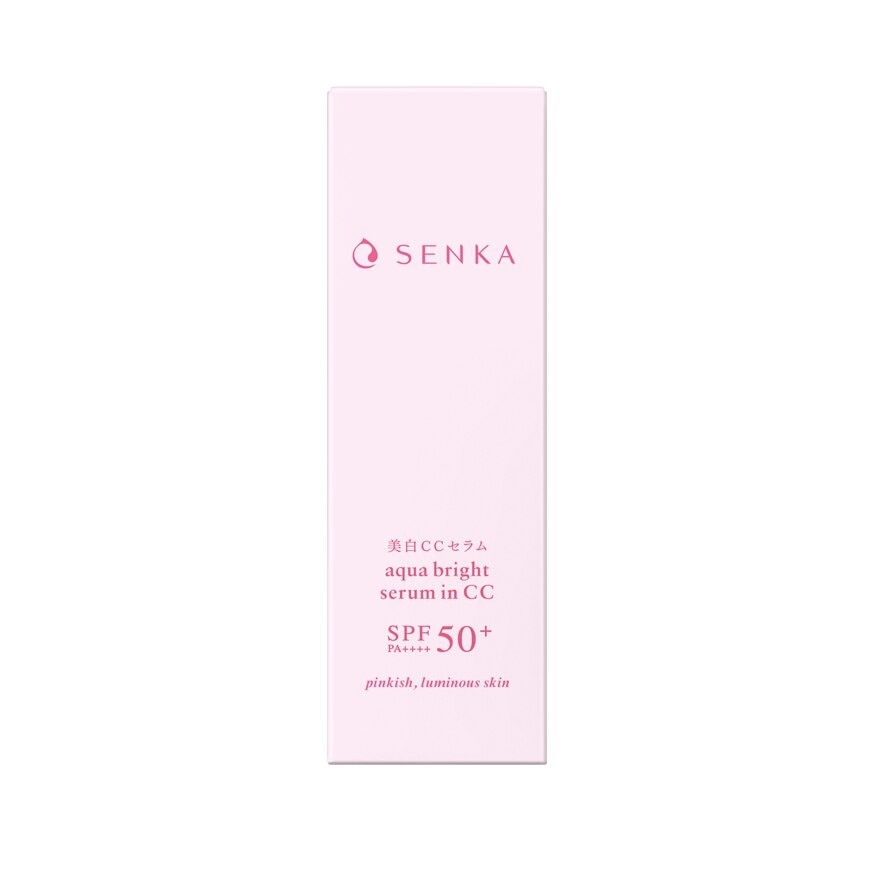 Senka Aqua Bright Serum In CC SPF 50+ PA++++ 40 G. เซรั่มบำรุงผิวหน้า ชุ่มชื่น ผิวกระ