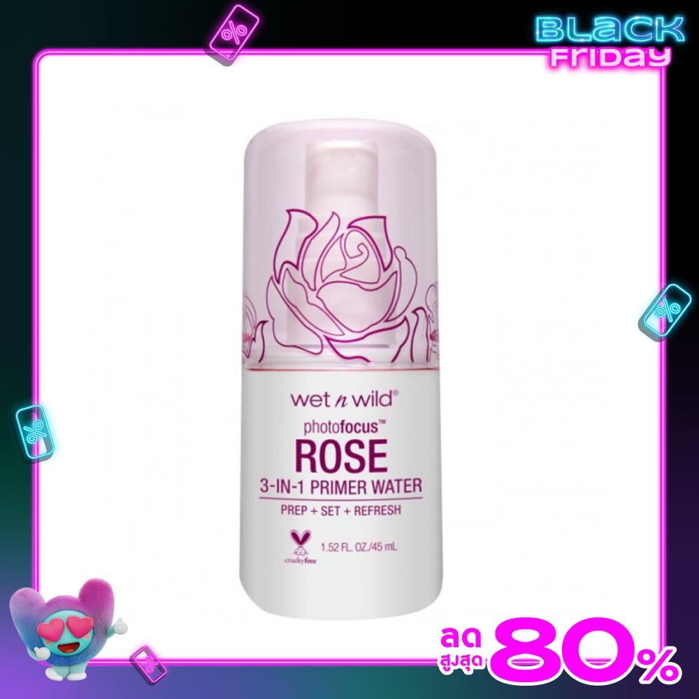 เว็ท เอ็น ไวลด์ โฟโต้ โฟกัส ไพร์มเมอร์ วอเตอร์ 45 มล. 132A Rose Addiction