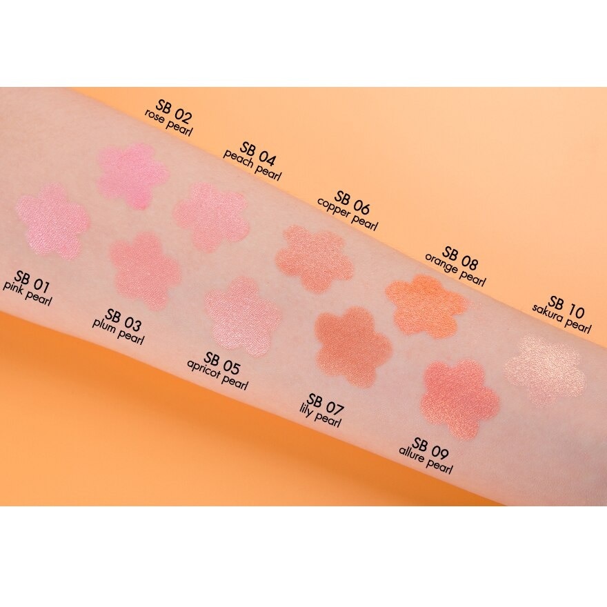 In2it Sheer Shimmer Blush SB08 orange pearl