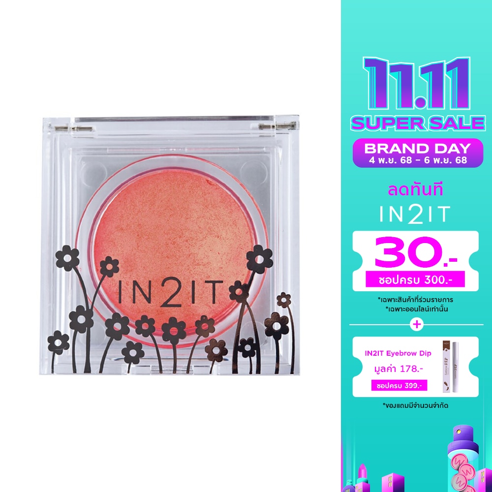 In 2 It In2It Sheer Shimmer Blush On Sb09 Allure