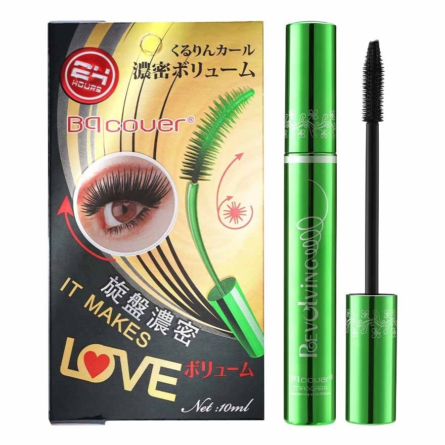 ODBO มาสคาร่าเขียว ODBO BQ Cover Mascara โอดีบีโอ บีคิว คอฟเวอร์ มาสคาร่า 10 มล. สีดำ