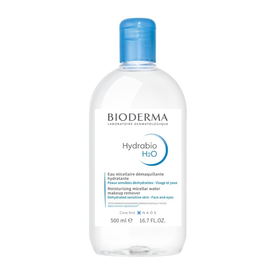 BIODERMA Hydrabio H2O Makeup Remover Cleansing Water 500 ml.