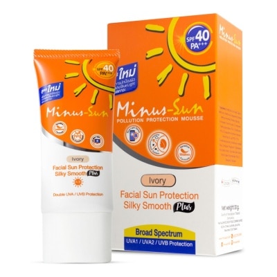 Minus Sun Minus-Sun SPF 40 PA +++ (Ivory) Pollution Protection Mousse 30g