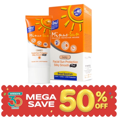 Minus Sun - Minus-Sun SPF 40 PA +++ (Ivory) Pollution Protection Mousse 50g image