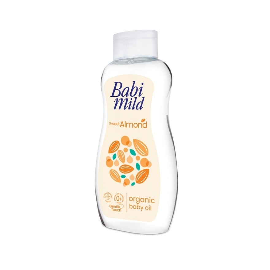 Babi Mild Baby Oil Sweet Almond Organic Argan 200 Ml. ออยล์บำรุงผิว