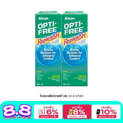 Opti Free Optifree Replenish 300 ml.X 2