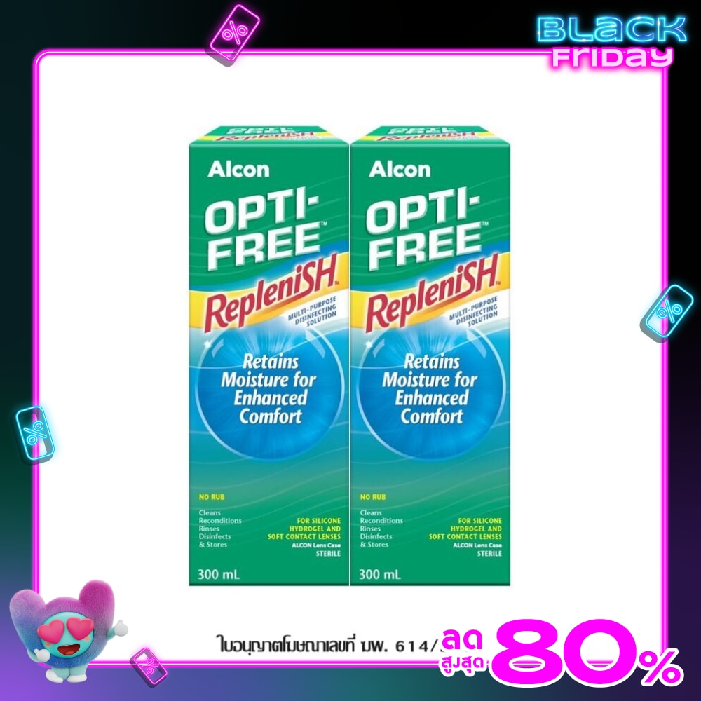 Optifree Replenish 300 ml.X 2