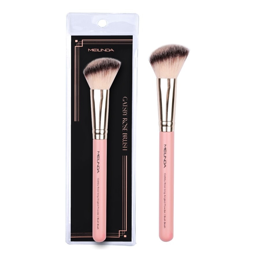 Meilinda Gatsby Rose Long Angle Powder Brush 1pcs.