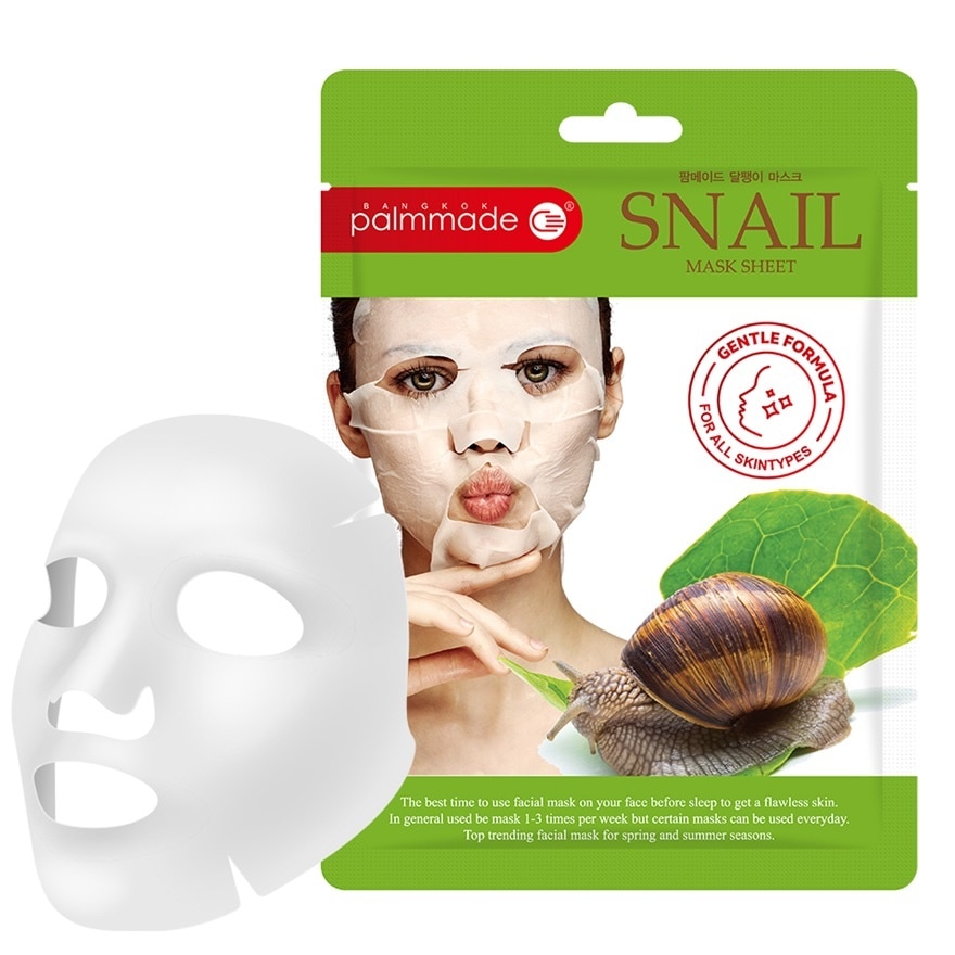 Palmmade Mask Sheet Snail 1'S