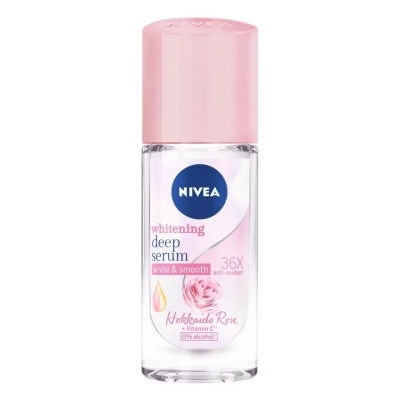 Nivea Nivea Serum Roll On Hokkaido Rose 40 Ml. โรลออน ลดเหงื่อ ระงับกลิ่นกาย