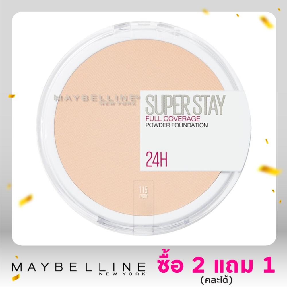 เมย์เบลลีน นิวยอร์ก ซุปเปอร์ สเตย์ พาวเดอร์ ฟาวเดชั่น 6g. 115 Ivory