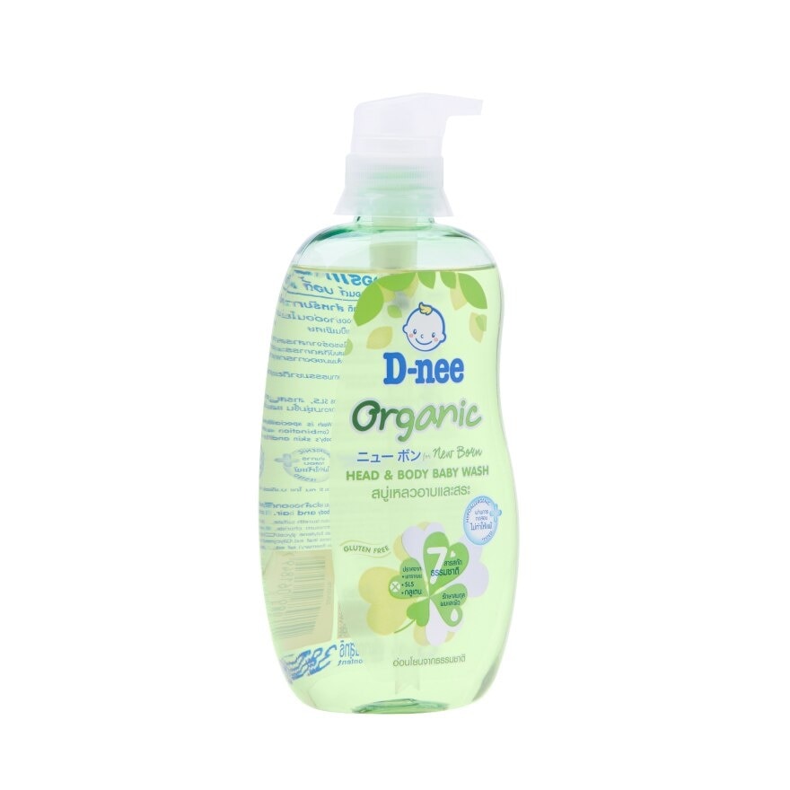 D-Nee For New Born Head  Body Baby Wash Organic 380 ML