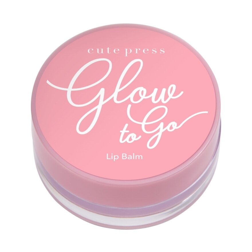 Cute Press Glow to Go Lip Balm 6.5g. 01 Crystal White