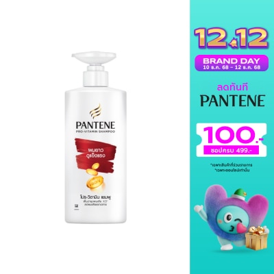 Pantene Pantene Shampoo Pro-Vitamin Long Strong 380 Ml.แชมพูผมยาว แข็งแรง