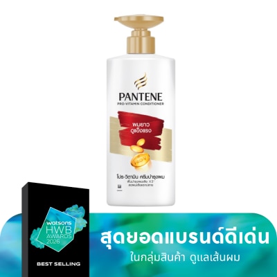 Pantene แพนทีน คอนดิชั่นเนอร์ โปร-วิตามิน ลอง แอนด์ สตรอง 340 มล.