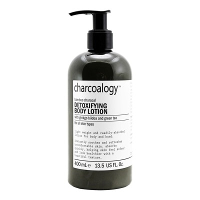 Charcoalogy Charcoalogy Bamboo Charcoal Detoxifying Body Lotion 400ml.