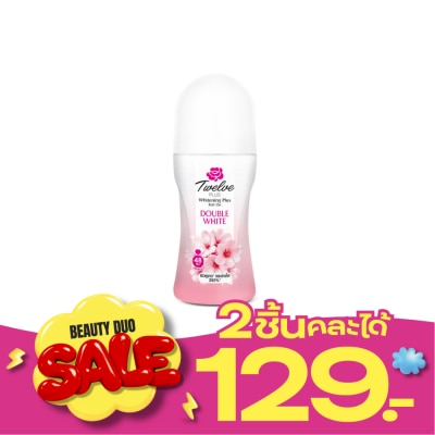 Twelve Plus Twelve Plus Whitening Plus Roll On Double White 40 Ml. image