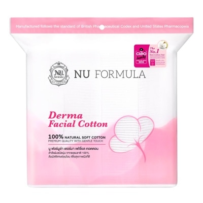 Nu Formula สําลี Nu Formula นู ฟอร์มูล่า เดอร์ม่า เฟเชี่ยล คอตตอน 200 แผ่น