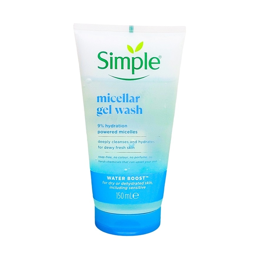 Simple Micellar Gel Wash Water Boost 150 Ml. เจลล้างหน้า