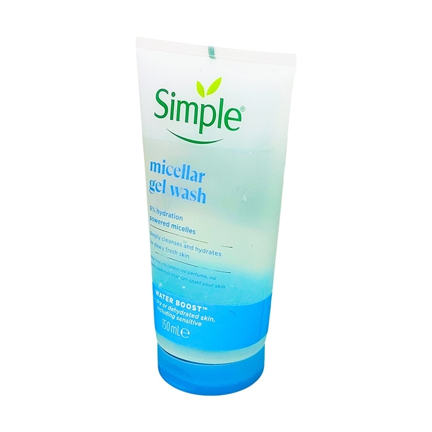 Simple Micellar Gel Wash Water Boost 150 Ml. เจลล้างหน้า