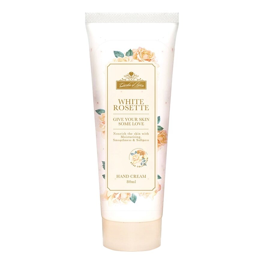 Garden of Love White Rosette Hand Cream 80ml.