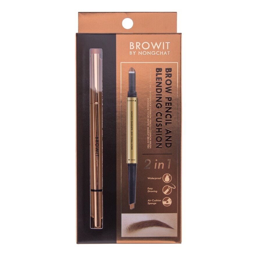 Browit Brow Pencil And Blending Cushion 0.6g. Dark Blonde