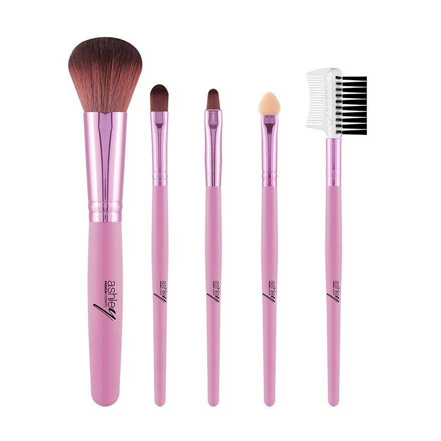 Ashley Set Brush 5Pcs AA030 Pink