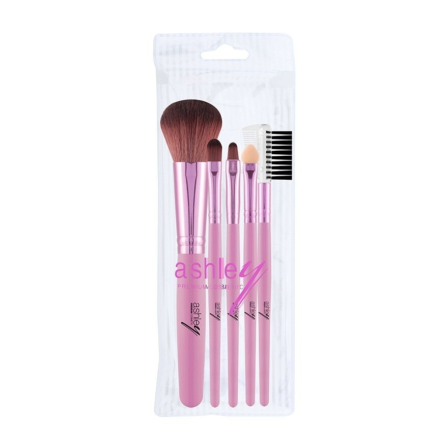 Ashley Set Brush 5Pcs AA030 Pink