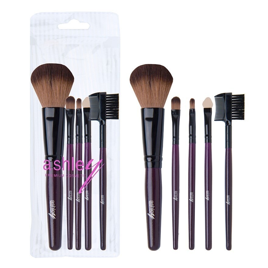 Ashley Ashley Set Brush 5Pcs AA030 Purple