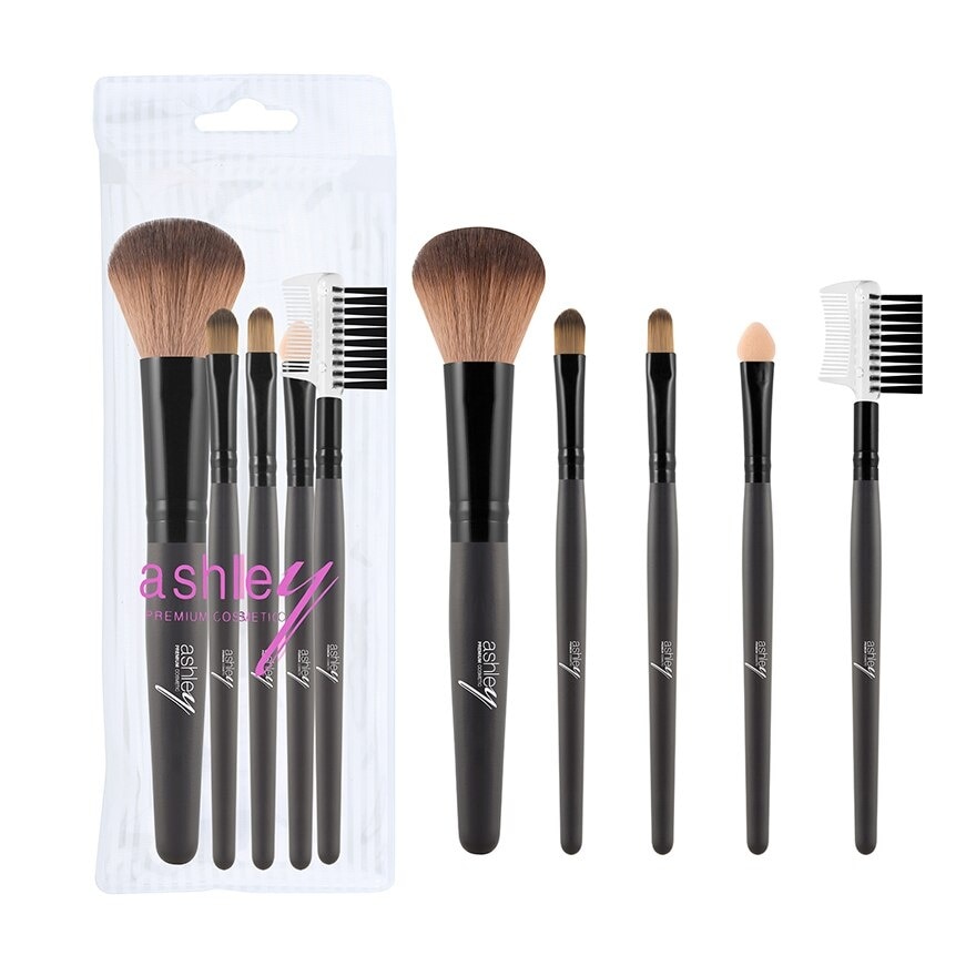 Ashley Set Brush 5Pcs AA030 Black