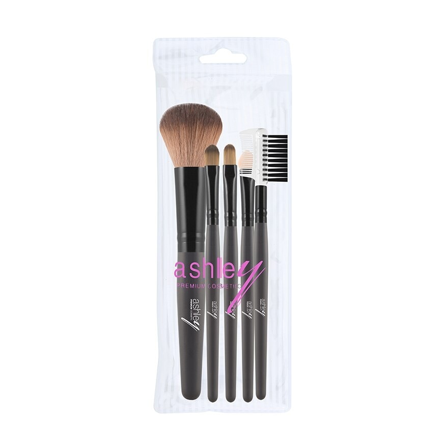 Ashley Set Brush 5Pcs AA030 Black