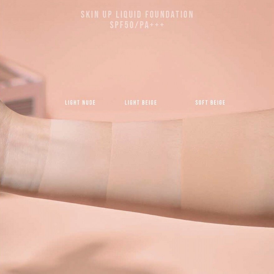 เมอร์เรซกา สกิน อัพ ลิควิด ฟาวด์เดชั่น SPF50 PA+++ 5ก.  22 Light Beige