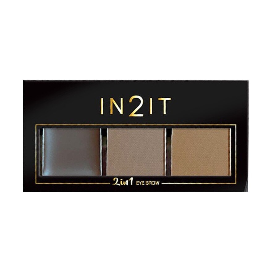 In 2 It In2It 2 In 1 Eye Brow 2.5G. 01 Brown